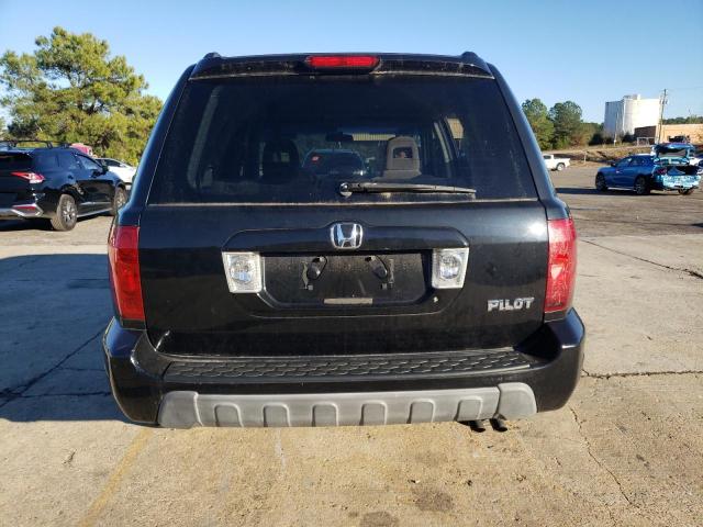 5FNYF18475B024481 - 2005 HONDA PILOT EX BLACK photo 6