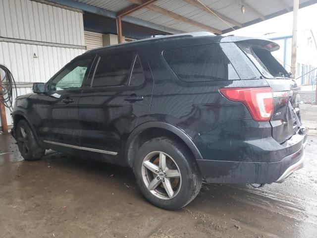 1FM5K8D85GGB08657 - 2016 FORD EXPLORER XLT BLACK photo 2