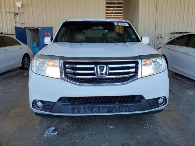 5FNYF3H55DB030962 - 2013 HONDA PILOT EXL WHITE photo 5