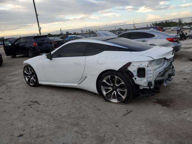 JTHBP5AY6MA101547 - 2021 LEXUS LC 500 WHITE photo 2