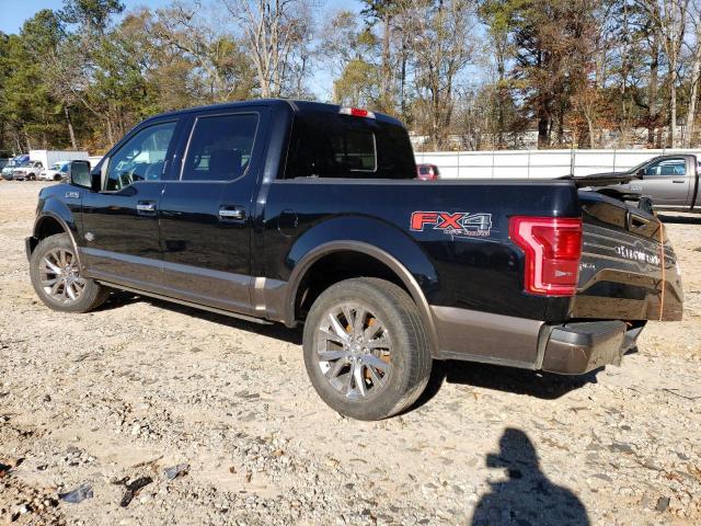 1FTEW1EF5GFD09834 - 2016 FORD F150 SUPERCREW BLACK photo 2