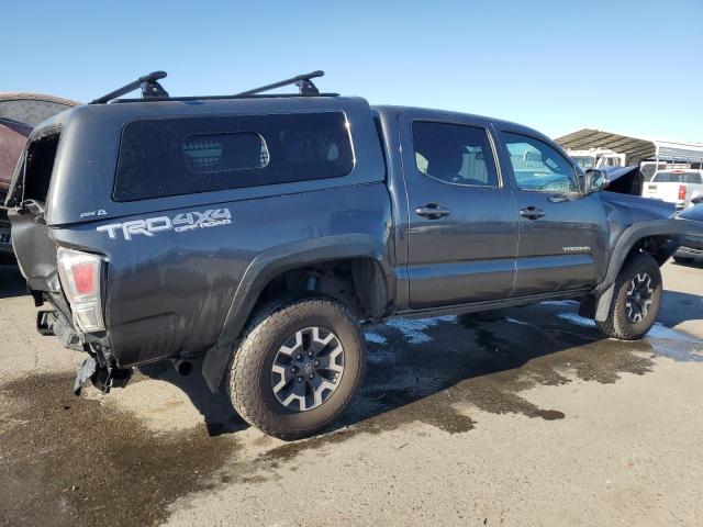 3TMCZ5AN6LM354097 - 2020 TOYOTA TACOMA DOUBLE CAB GRAY photo 3