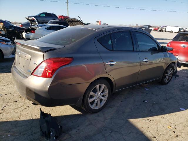 3N1CN7AP1EL877371 - 2014 NISSAN VERSA S CHARCOAL photo 3