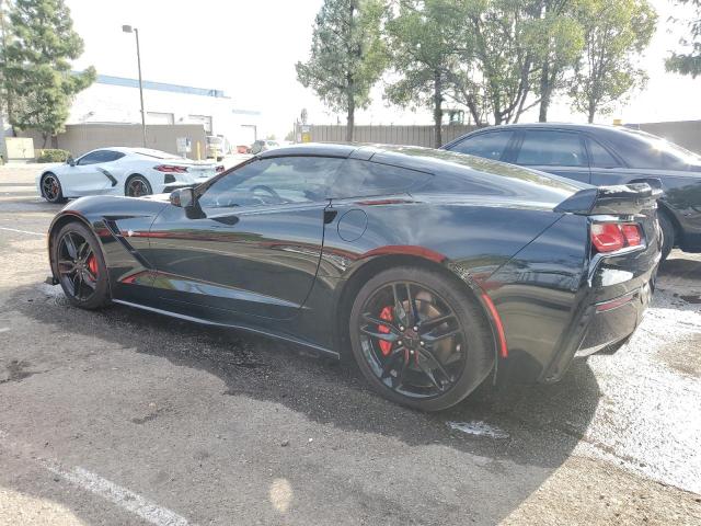 1G1YB2D70K5121190 - 2019 CHEVROLET CORVETTE STINGRAY 1LT BLACK photo 2