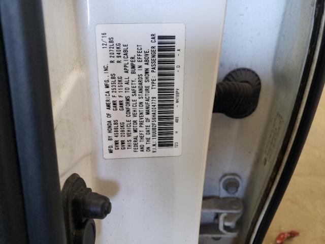 19UUB2F56HA004779 - 2017 ACURA TLX TECH WHITE photo 12