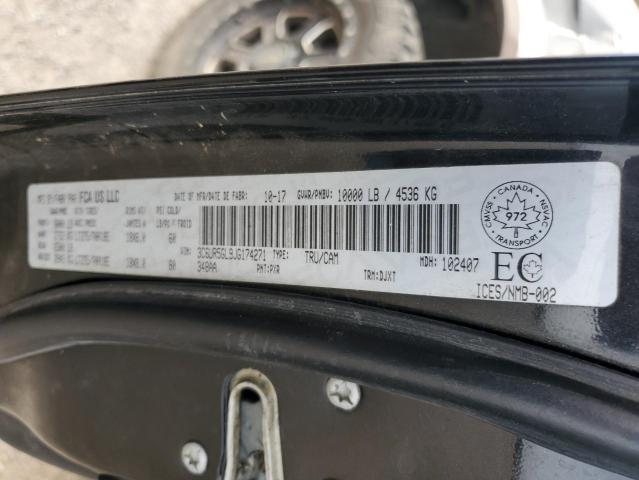 3C6UR5GL9JG174271 - 2018 RAM 2500 LONGHORN 黑色 照片 12