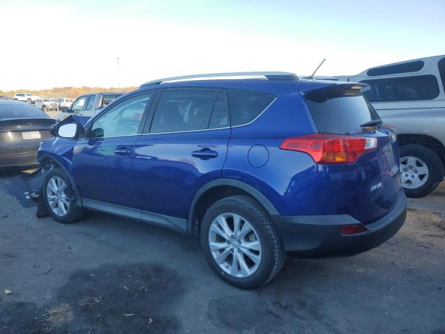 2T3DFREV4FW314635 - 2015 TOYOTA RAV4 LIMITED BLUE photo 2