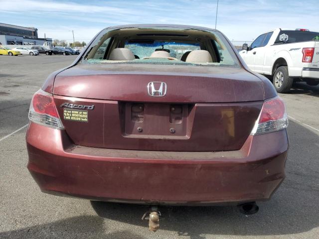 1HGCP26729A097221 - 2009 HONDA ACCORD EX BURGUNDY photo 6