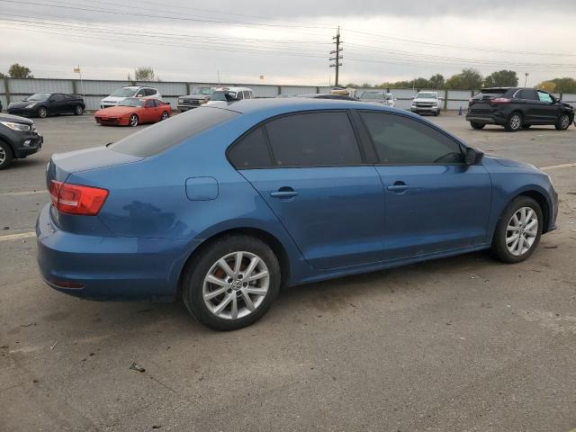 3VWD17AJ1FM305265 - 2015 VOLKSWAGEN JETTA SE BLUE photo 3