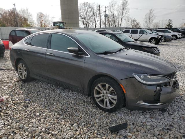 1C3CCCAB6FN587200 - 2015 CHRYSLER 200 LIMITED GRAY photo 4