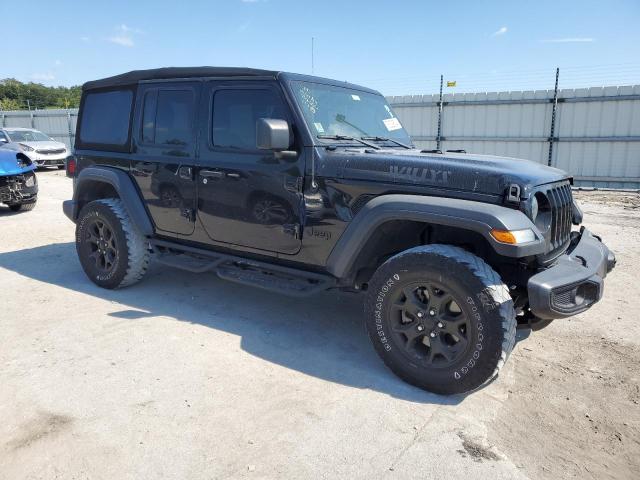1C4HJXDN3MW630919 - 2021 JEEP WRANGLER U SPORT أسود صورة 4