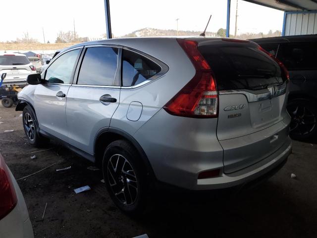 2HKRM4H47GH652833 - 2016 HONDA CR-V SE GRAY photo 2