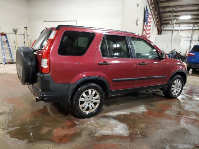 SHSRD78855U319250 - 2005 HONDA CR-V EX BURGUNDY photo 3