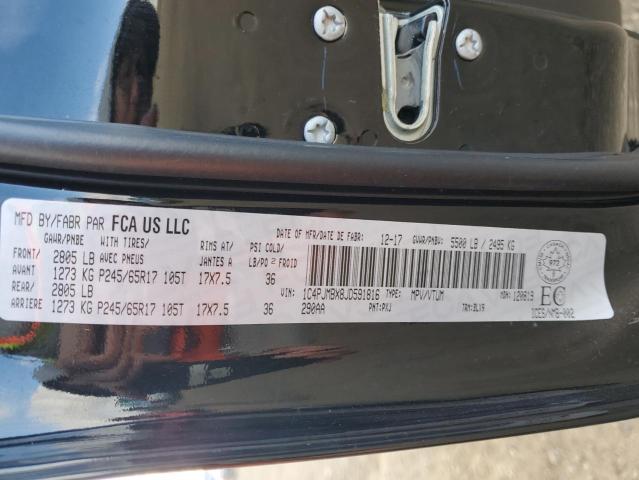 1C4PJMBX8JD591816 - 2018 JEEP CHEROKEE TRAILHAWK BLACK photo 13