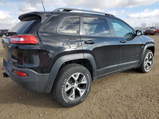 1C4PJMBX8JD591816 - 2018 JEEP CHEROKEE TRAILHAWK BLACK photo 3