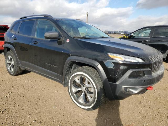 1C4PJMBX8JD591816 - 2018 JEEP CHEROKEE TRAILHAWK BLACK photo 4