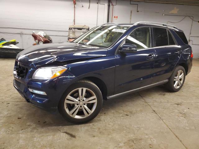 4JGDA5HB6EA370089 - 2014 MERCEDES-BENZ ML 350 4MATIC BLUE photo 1
