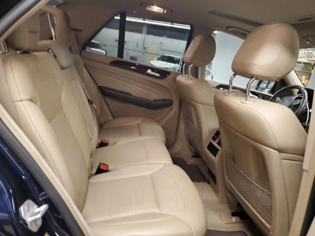 4JGDA5HB6EA370089 - 2014 MERCEDES-BENZ ML 350 4MATIC BLUE photo 10
