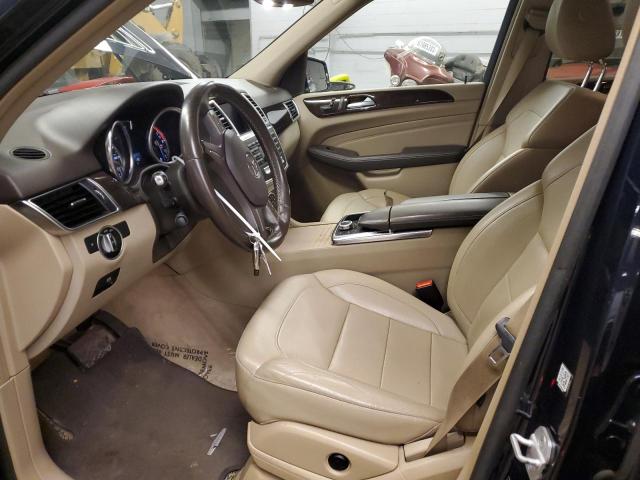 4JGDA5HB6EA370089 - 2014 MERCEDES-BENZ ML 350 4MATIC BLUE photo 7