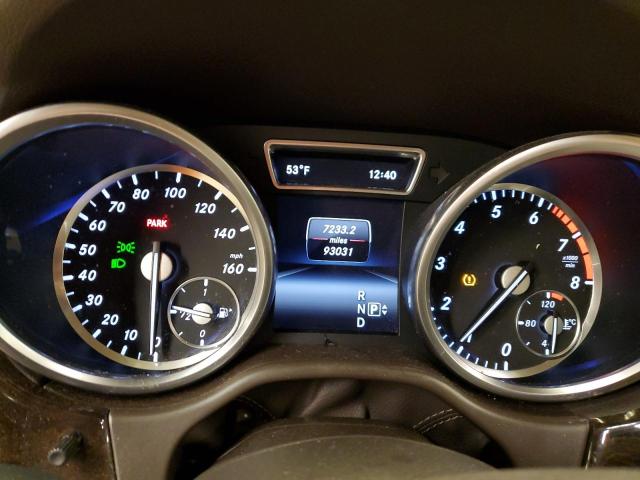 4JGDA5HB6EA370089 - 2014 MERCEDES-BENZ ML 350 4MATIC BLUE photo 9