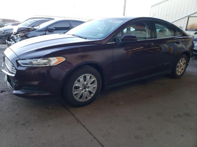 3FA6P0G74DR243881 - 2013 FORD FUSION S BURGUNDY photo 1