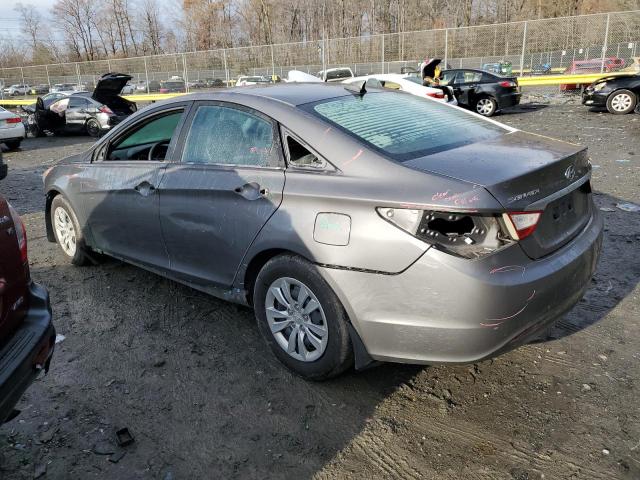 5NPEB4AC5BH129051 - 2011 HYUNDAI SONATA GLS GRAY photo 2