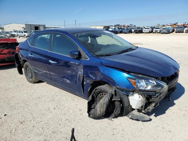 3N1AB7AP5KY350383 - 2019 NISSAN SENTRA S BLUE photo 4