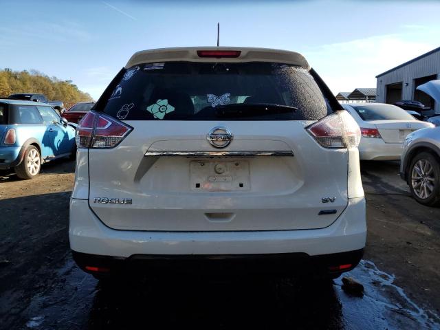 5N1AT2MT4EC754757 - 2014 NISSAN ROGUE S WHITE photo 6