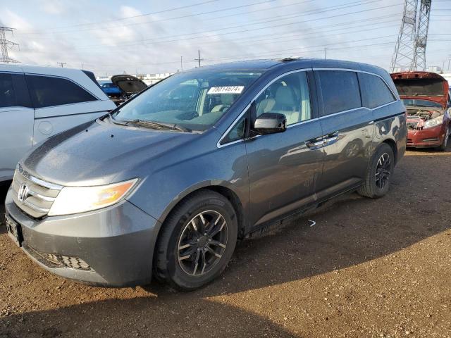 5FNRL5H69DB024891 - 2013 HONDA ODYSSEY EXL GRAY photo 1