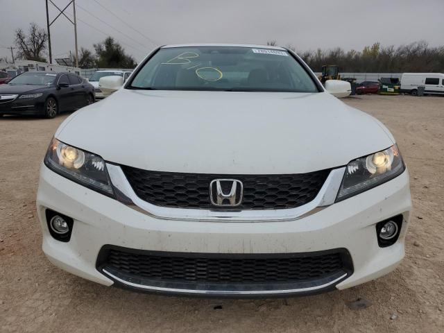 1HGCT2B8XEA003008 - 2014 HONDA ACCORD EXL WHITE photo 5