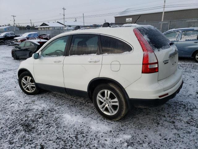 5J6RE4H73AL813067 - 2010 HONDA CR-V EXL WHITE photo 2