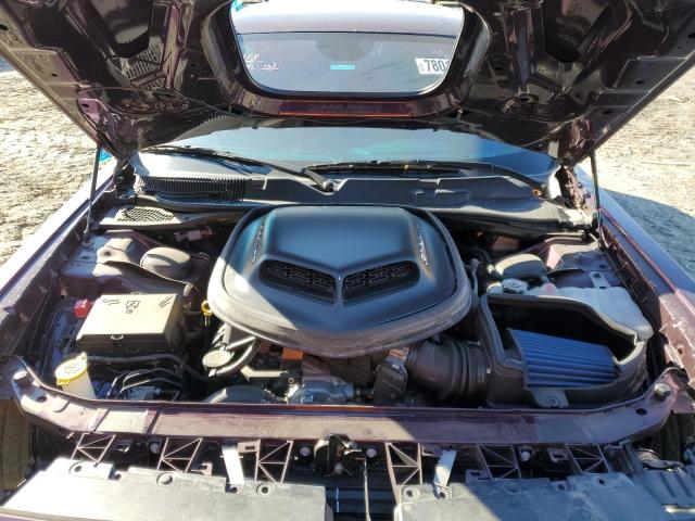2C3CDZFJ0MH676749 - 2021 DODGE CHALLENGER R/T SCAT PACK PURPLE photo 11