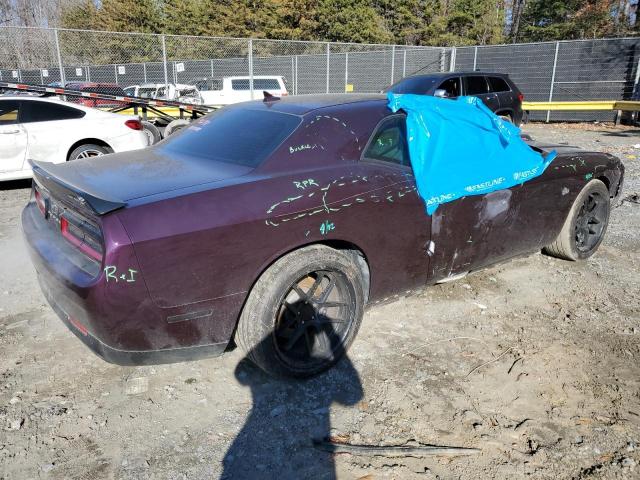 2C3CDZFJ0MH676749 - 2021 DODGE CHALLENGER R/T SCAT PACK PURPLE photo 3