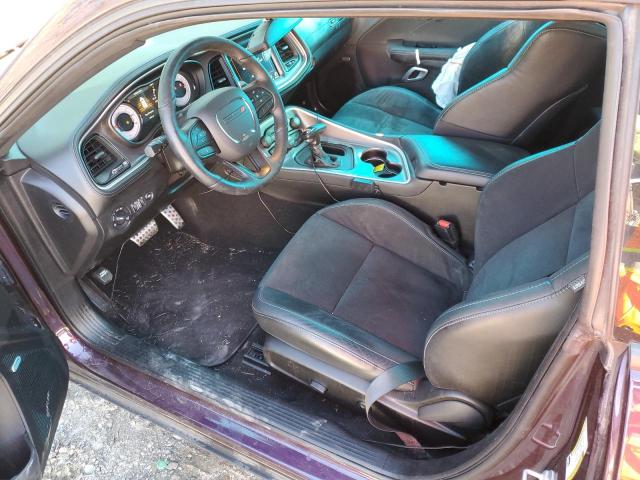 2C3CDZFJ0MH676749 - 2021 DODGE CHALLENGER R/T SCAT PACK PURPLE photo 7