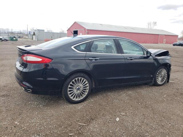 3FA6P0D94DR293928 - 2013 FORD FUSION TITANIUM BLACK photo 3