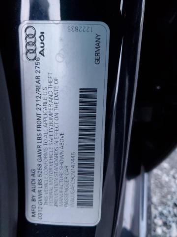 WAUJGAFC9CN147445 - 2012 AUDI A6 PRESTIGE 黑色 照片 12