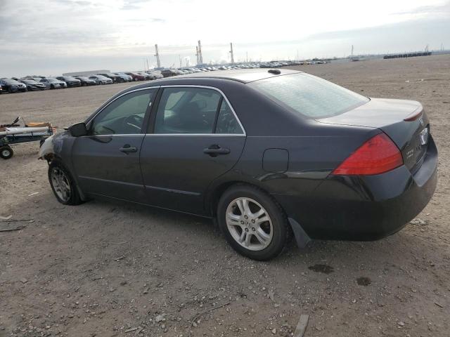 1HGCM56837A215275 - 2007 HONDA ACCORD EX BLACK photo 2