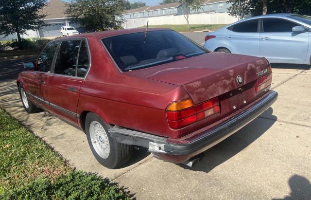 WBAGC8310NDC81239 - 1992 BMW 750 IL AUTOMATIC RED photo 3