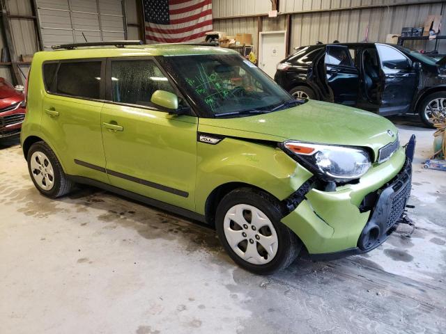 KNDJN2A24F7765102 - 2015 KIA SOUL GREEN photo 4