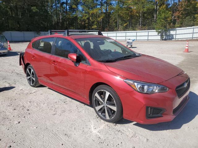 4S3GTAM67H3740035 - 2017 SUBARU IMPREZA SPORT RED photo 4