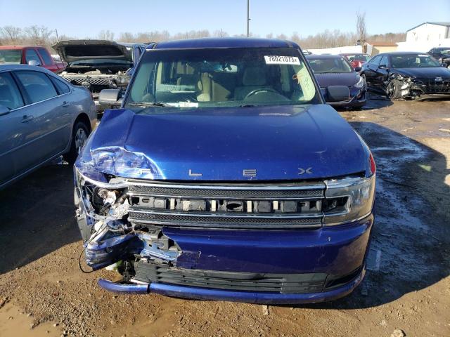 2FMGK5B87DBD10266 - 2013 FORD FLEX SE BLUE photo 5