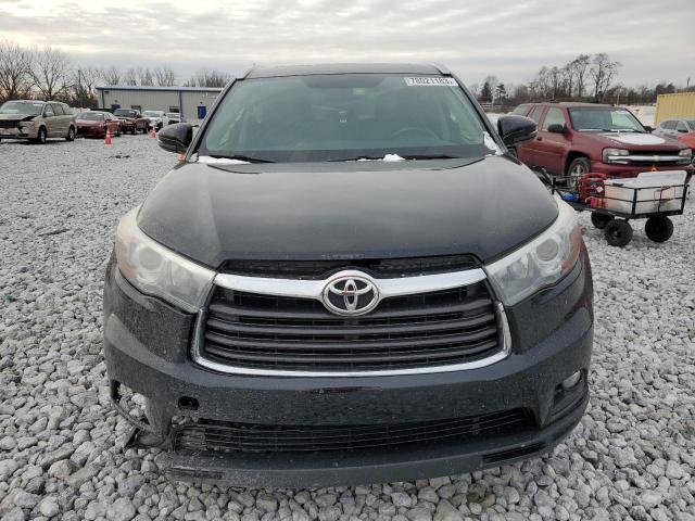 5TDKKRFH0GS127021 - 2016 TOYOTA HIGHLANDER XLE BLACK photo 5