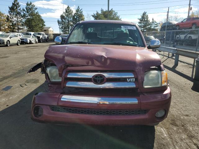 5TBBT44133S365826 - 2003 TOYOTA TUNDRA ACCESS CAB SR5 BURGUNDY photo 5