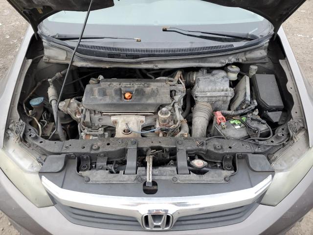 2HGFB2E46CH021206 - 2012 HONDA CIVIC LX GRAY photo 11