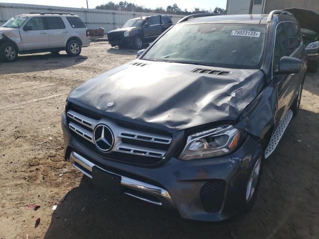 4JGDF6EE0HA766786 - 2017 MERCEDES-BENZ GLS 450 4MATIC GRAY photo 9