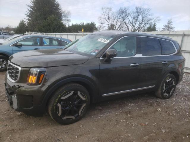 5XYP6DGC1RG425318 - 2024 KIA TELLURIDE S BROWN photo 1