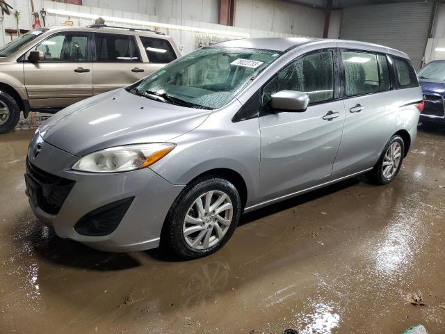 JM1CW2BL9C0119135 - 2012 MAZDA 5 SILVER photo 1