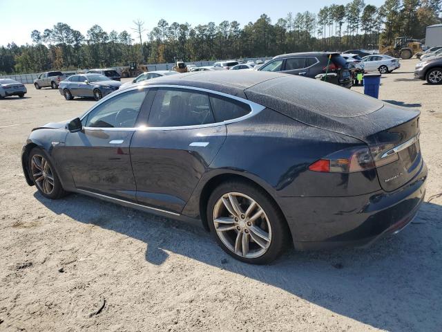 5YJSA1H16EFP37415 - 2014 TESLA MODEL S BLUE photo 2