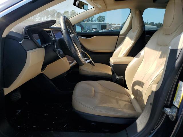 5YJSA1H16EFP37415 - 2014 TESLA MODEL S BLUE photo 7