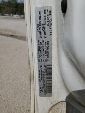 ZFBHRFAB8M6S96693 - 2021 RAM PROMASTER WHITE photo 13